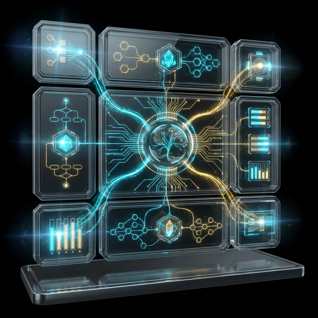 NovaGenAI Enterprise AI Operating Layer Architecture Infographic