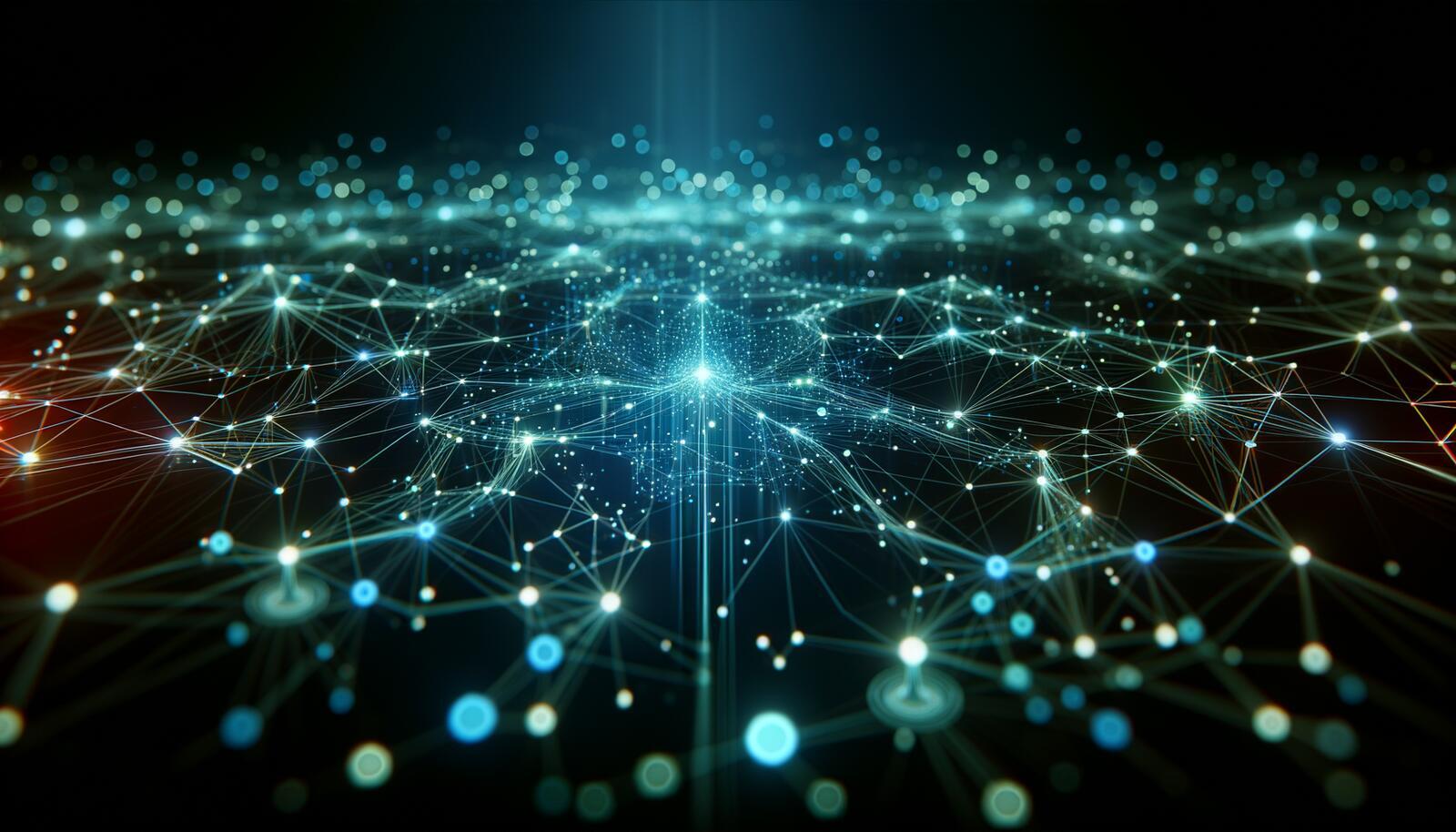 AI neural network visualization representing enterprise solutions